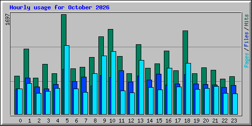 Hourly usage for October 2026